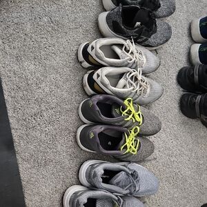 Adidas Mens  Gray and White Sneakers.can Sell Alone Or 2gether. Reasonable Offer